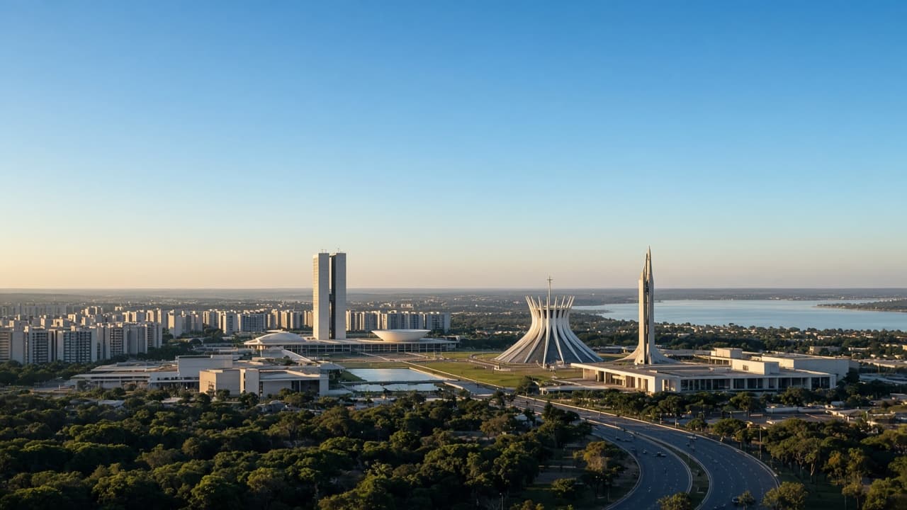 Vista urbana de Brasília, Distrito Federal