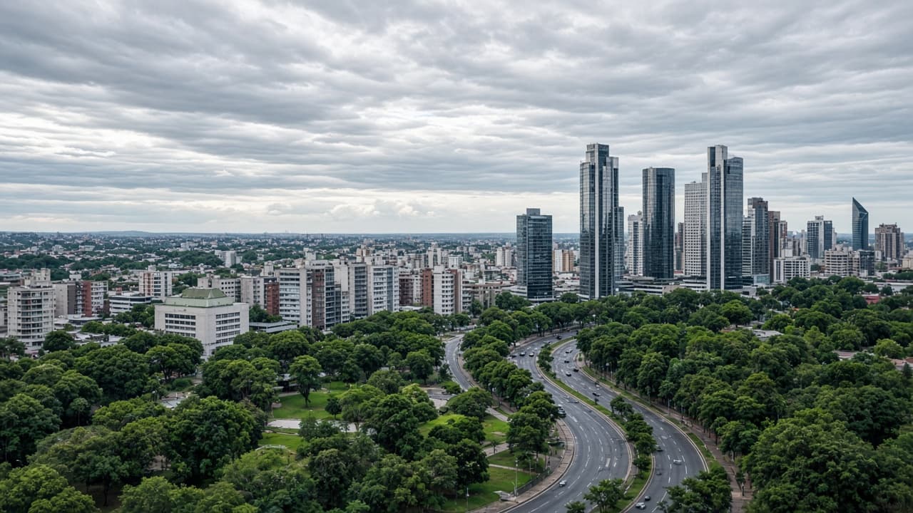 Vista urbana de Curitiba, Paraná