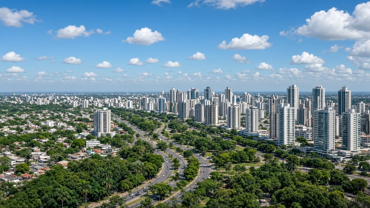 Vista urbana de Goiânia, Goiás