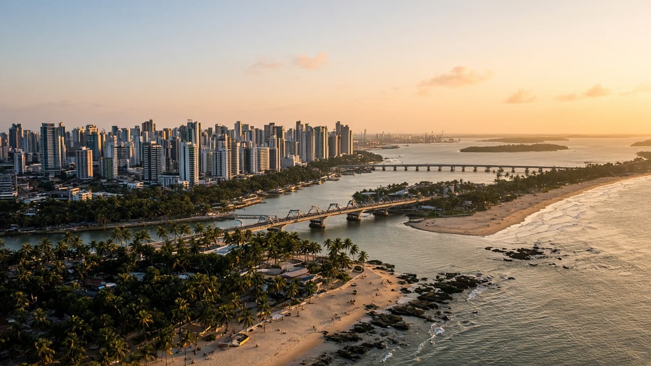 Vista urbana de Recife, Pernambuco